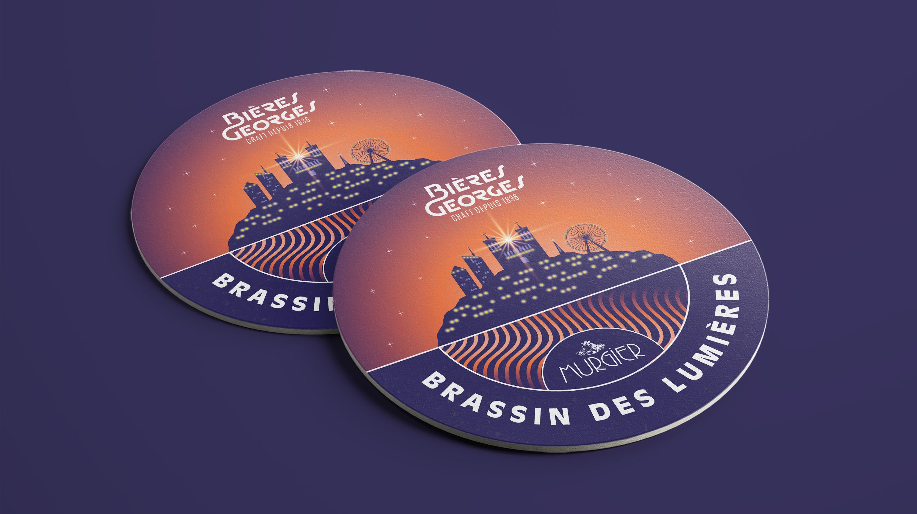 Brassin des lumières coasters