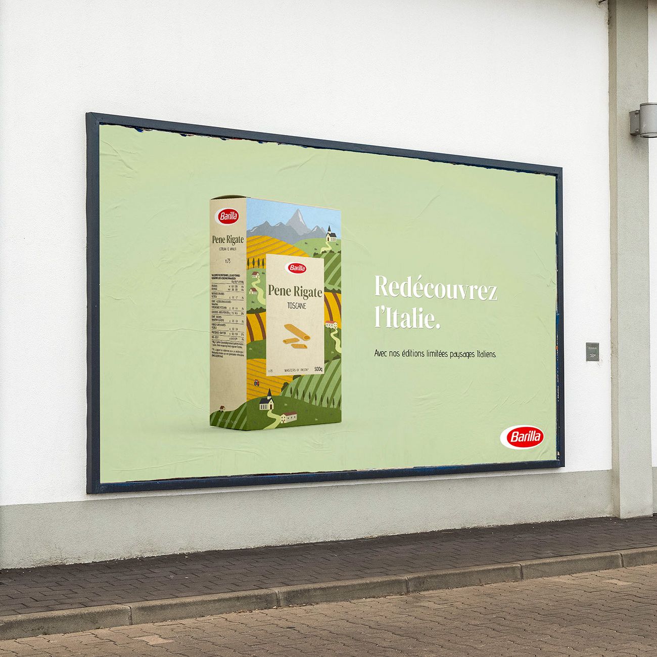 4x3 Barilla packaging ad